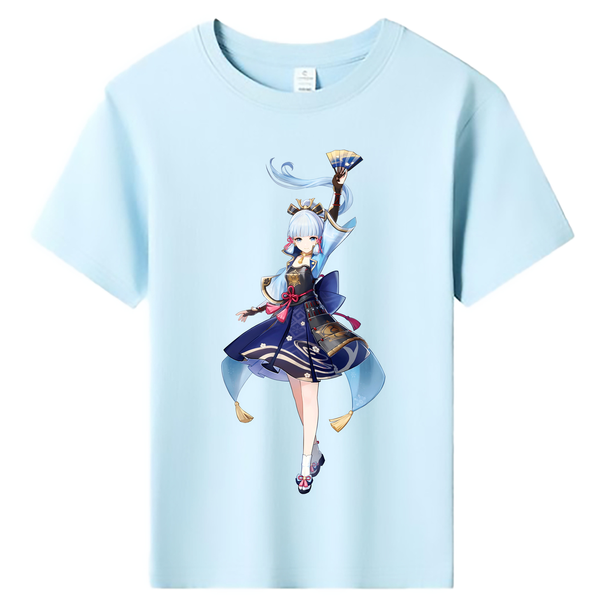 げんし神 神里綾華 神宮寺レン genshin Kamimiya Ren 綿100％キッズTシャツ（フロントプリント）